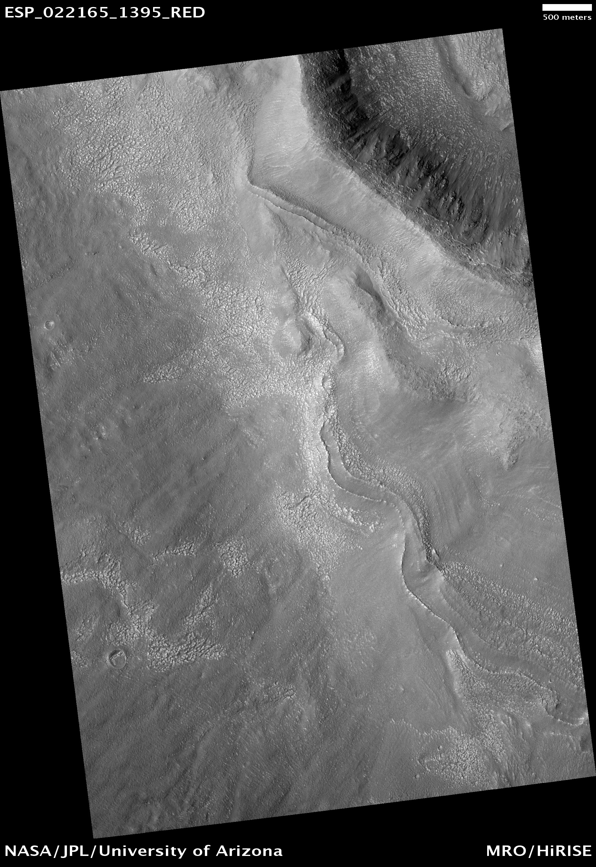 HiRISE | Lobate Crater Ejecta (ESP_022165_1395)
