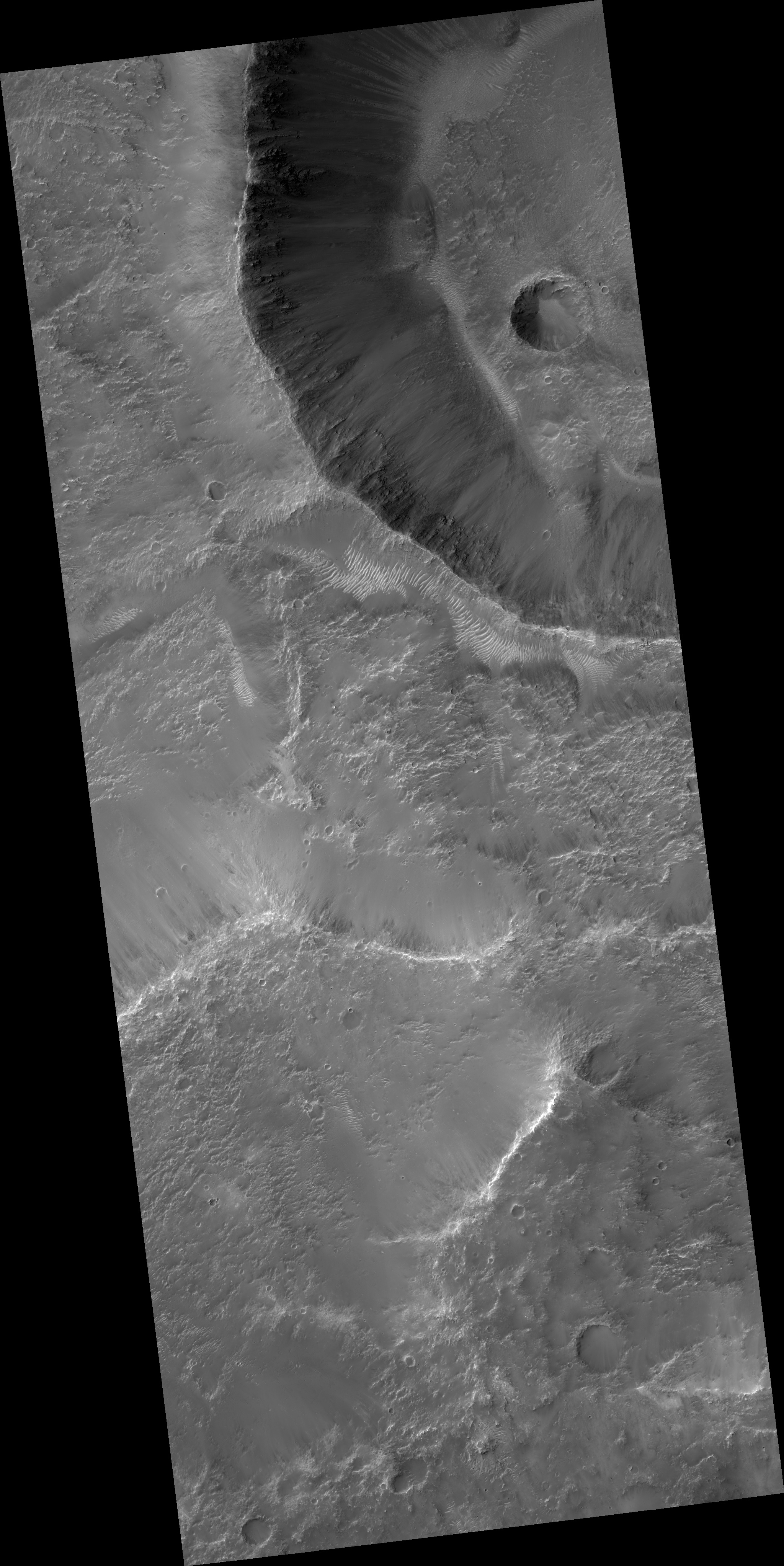 HiRISE | Tyrrhena Terra Terrain with Hydrated Minerals (ESP_024447_1690)